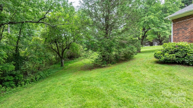 4306 Joplin Rd, Hudson, NC 28638 - view of green lawn with a view of trees