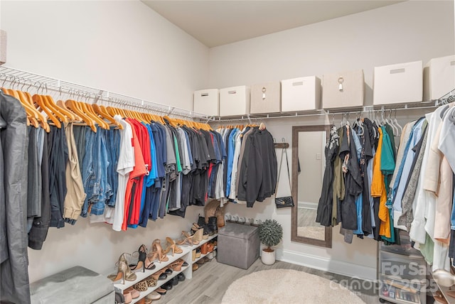 70 Rose Creek Rd, Leicester, NC 28748 - spacious closet with wood finished floors