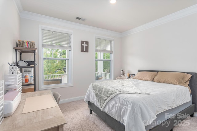 70 Rose Creek Rd, Leicester, NC 28748 - carpeted bedroom featuring ornamental molding and baseboards