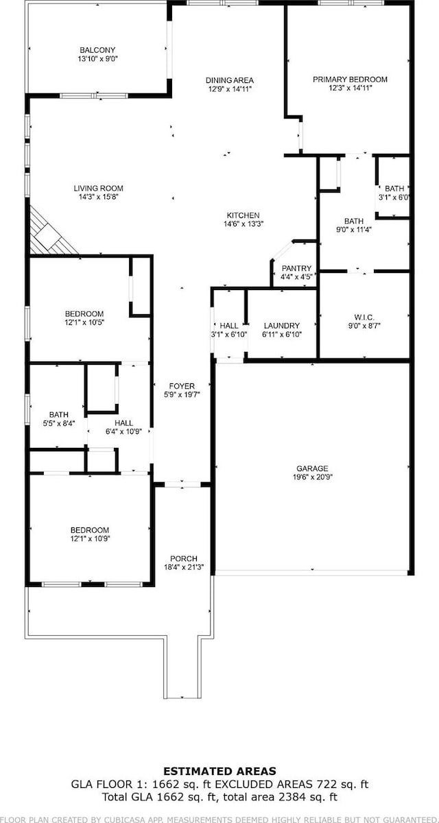70 Rose Creek Rd, Leicester, NC 28748 - room layout