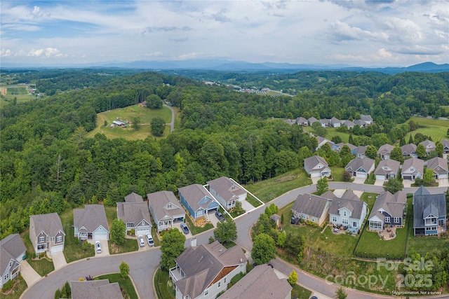 70 Rose Creek Rd, Leicester, NC 28748 - aerial view of property's location with nearby suburban area and a forest