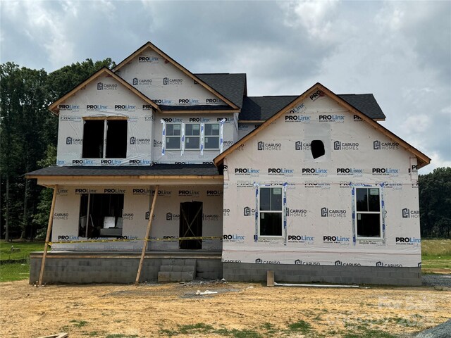 7513 Lancaster Hwy Unit 6, Waxhaw, NC 28173 - property under construction with a porch
