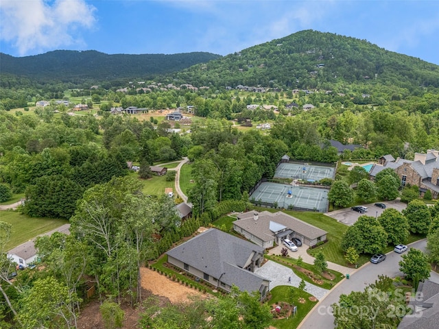 63 Running Creek Trl, Arden, NC 28704 - drone / aerial view of a mountainous background and a forest