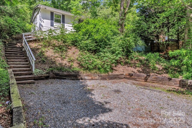 35 Avondale Rd, Asheville, NC 28803 - view of yard featuring stairs