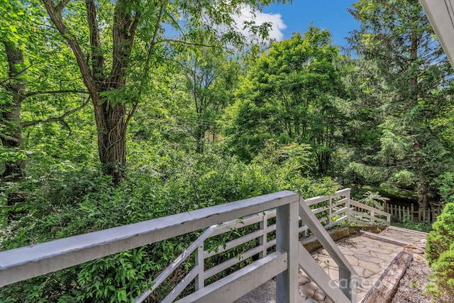35 Avondale Rd, Asheville, NC 28803 - view of yard featuring a wooded view