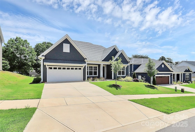 163 Crenshaw Pl NW, Concord, NC 28027 - view of front of home with a front yard, concrete driveway, and a garage