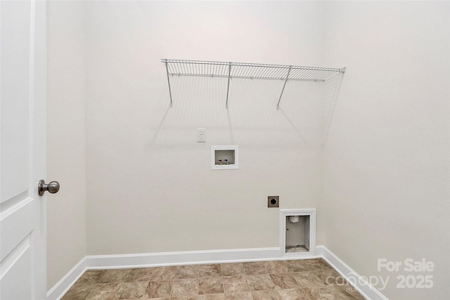 163 Crenshaw Pl NW, Concord, NC 28027 - washroom featuring hookup for a washing machine, baseboards, and hookup for an electric dryer