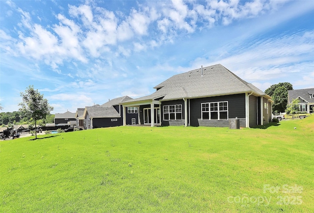 163 Crenshaw Pl NW, Concord, NC 28027 - rear view of property with a yard