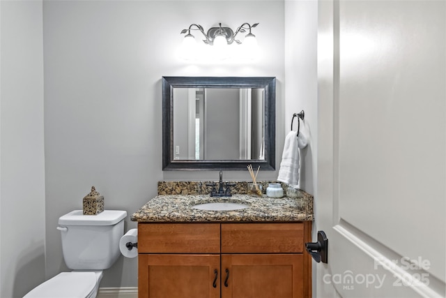 6211 Cruden Bay Way, Charlotte, NC 28277 - half bathroom featuring toilet and vanity