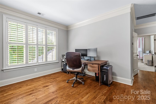 6211 Cruden Bay Way, Charlotte, NC 28277 - office featuring wood finished floors and crown molding
