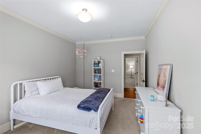 6211 Cruden Bay Way, Charlotte, NC 28277 - bedroom with light colored carpet and crown molding