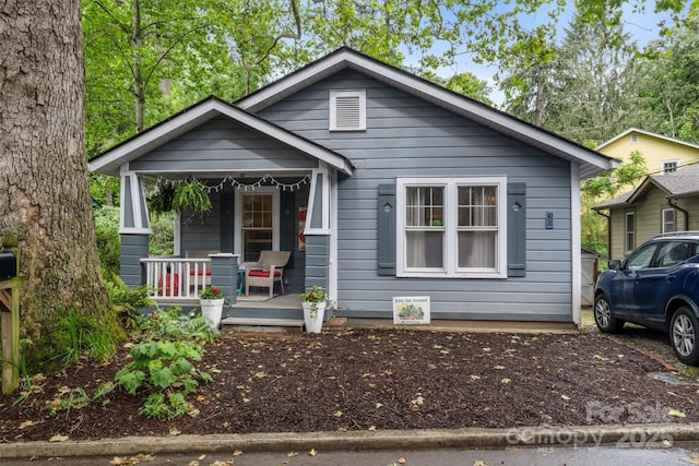 20 Chatham Rd, Asheville, NC 28804 - view of front of house with covered porch
