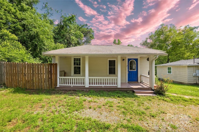 485 Lincoln St, Cramerton, NC 28032 - view of front of house featuring covered porch