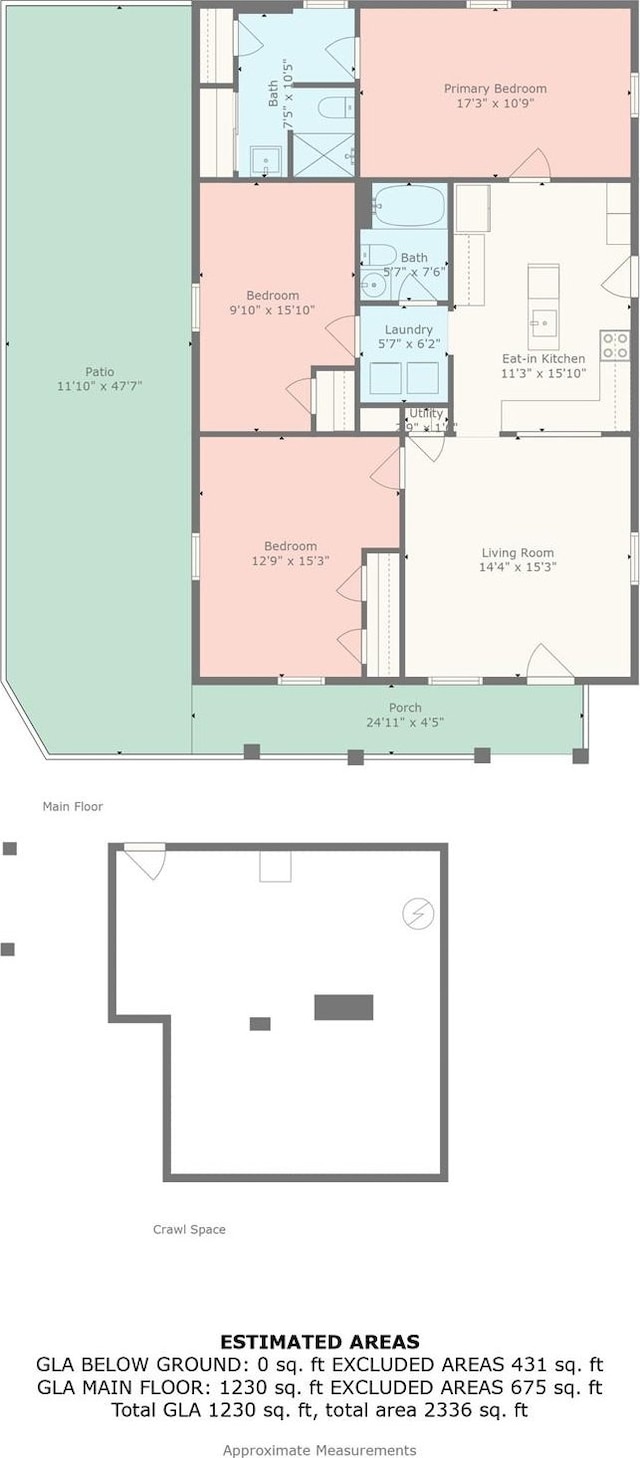 485 Lincoln St, Cramerton, NC 28032 - room layout