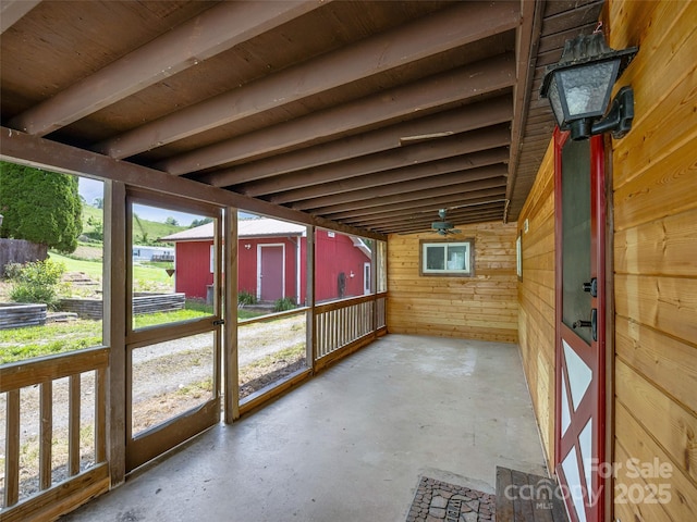 74 Saturn Ct, Clyde, NC 28721 - view of unfurnished sunroom