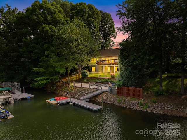 4120 Lake Shore Rd S, Denver, NC 28037 - dock featuring a water view