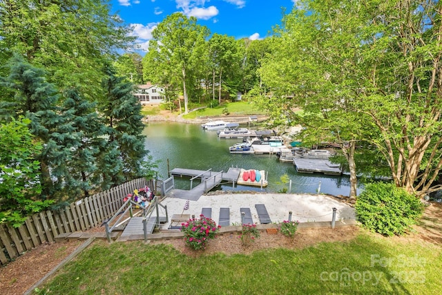 4120 Lake Shore Rd S, Denver, NC 28037 - dock featuring a water view