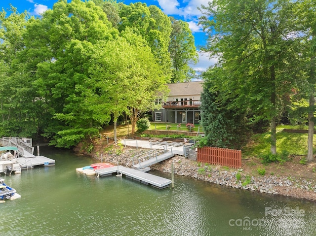 4120 Lake Shore Rd S, Denver, NC 28037 - dock featuring a water view