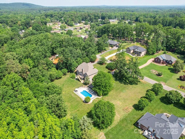 1508 Avalon Oaks Ct, Dallas, NC 28034 - aerial perspective of suburban area with a forest