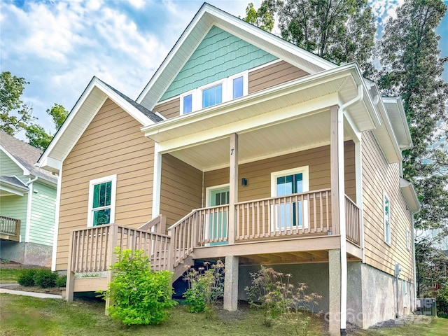 7 Berry Crest Ln, Arden, NC 28704 - view of front of home featuring covered porch