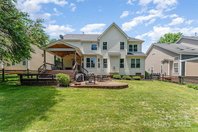 1147 Anduin Falls Dr, Charlotte, NC 28269 - back of house featuring a patio and a deck