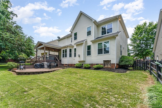 1147 Anduin Falls Dr, Charlotte, NC 28269 - rear view of house with a patio area and a gate