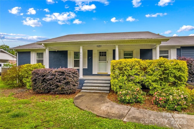 211 Ridgecrest St, Kannapolis, NC 28081 - view of front of home featuring covered porch
