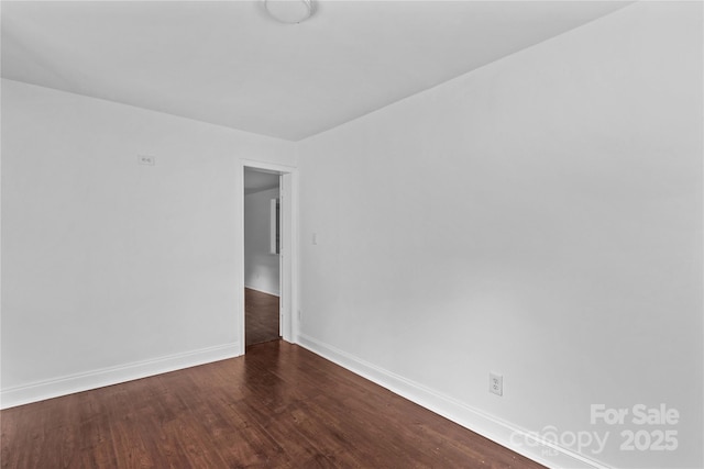 211 Ridgecrest St, Kannapolis, NC 28081 - unfurnished room featuring baseboards and wood finished floors