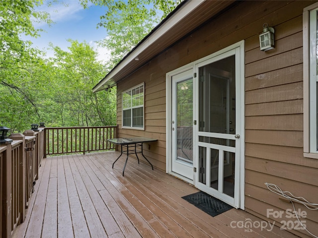 view of deck