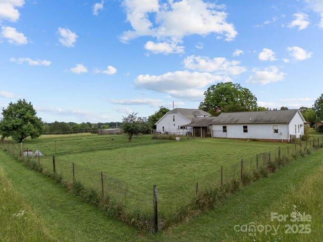 18070 Old Beatty Ford Rd, Gold Hill, NC 28071 - view of yard with a view of countryside