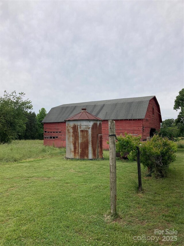 18070 Old Beatty Ford Rd, Gold Hill, NC 28071 - view of barn with a lawn