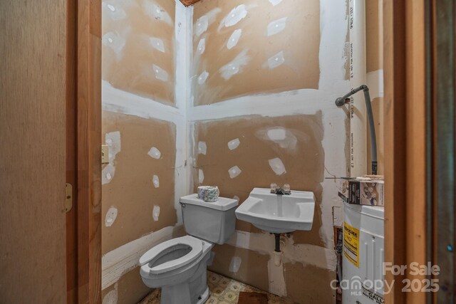 18070 Old Beatty Ford Rd, Gold Hill, NC 28071 - half bath with toilet and a sink