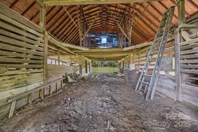 18070 Old Beatty Ford Rd, Gold Hill, NC 28071 - miscellaneous room with lofted ceiling