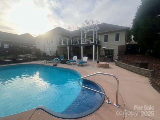 208 Stone Ridge Dr, Salisbury, NC 28146 - view of swimming pool featuring a patio