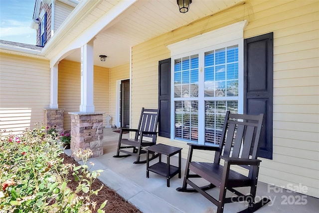 1618 Bay Meadows Ave NW, Concord, NC 28027 - view of covered porch