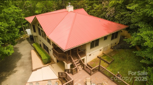 571 Ivy Ridge Cir, Sylva, NC 28779 - view from above of property featuring a forest