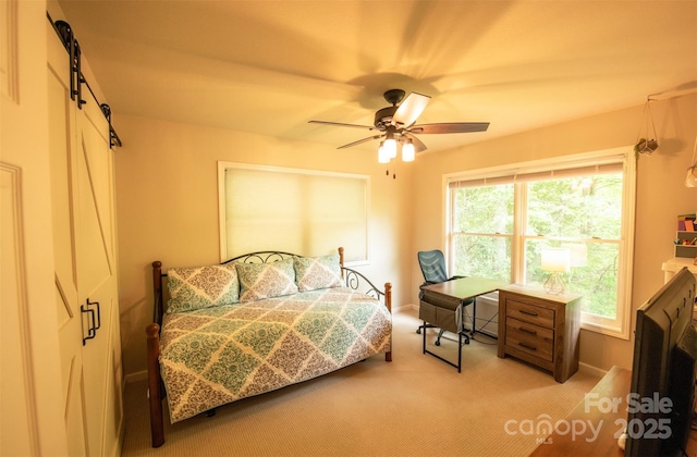 571 Ivy Ridge Cir, Sylva, NC 28779 - carpeted bedroom featuring ceiling fan