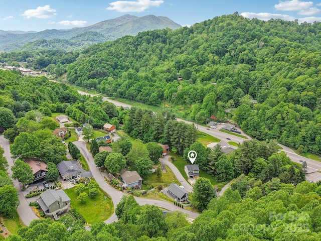 12 Whipoorwill Way, Waynesville, NC 28786 - bird's eye view of a forest and a mountain backdrop