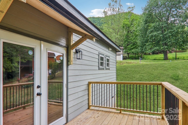 12 Whipoorwill Way, Waynesville, NC 28786 - deck with a yard
