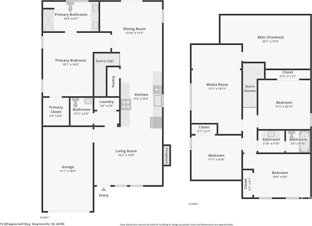 12 Whipoorwill Way, Waynesville, NC 28786 - property floor plan