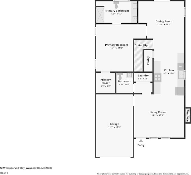 12 Whipoorwill Way, Waynesville, NC 28786 - home floor plan