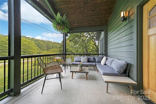 903 Middlefork Rd, Brevard, NC 28712 - sunroom featuring an outdoor hangout area and plenty of natural light