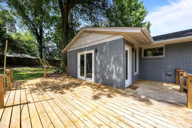 917 Dent Ct, Charlotte, NC 28210 - view of wooden terrace