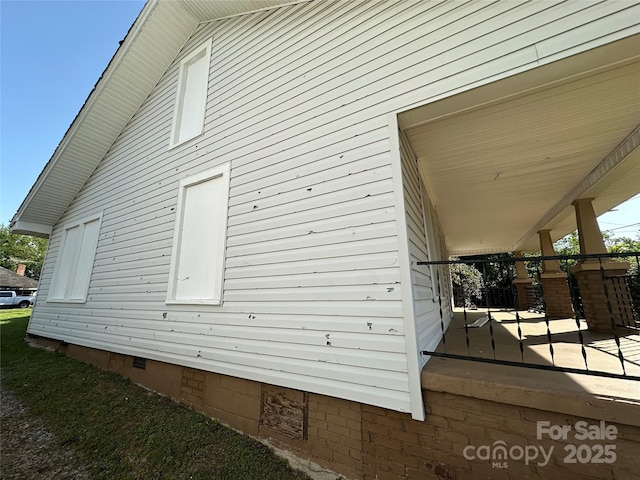 462 Dave Lyle Blvd, Rock Hill, SC 29730 - view of property exterior with crawl space and a porch
