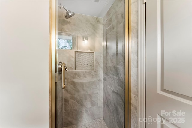 3661 Annlin Ave, Charlotte, NC 28209 - bathroom with a shower stall