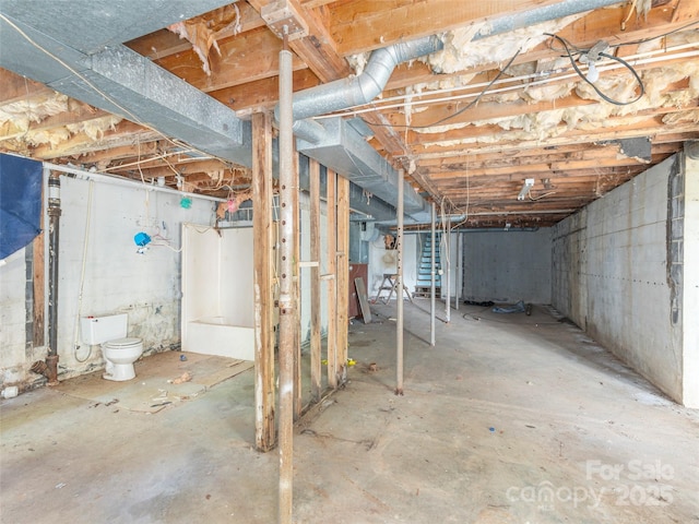 3 N Marley Dr, Flat Rock, NC 28731 - view of unfinished below grade area