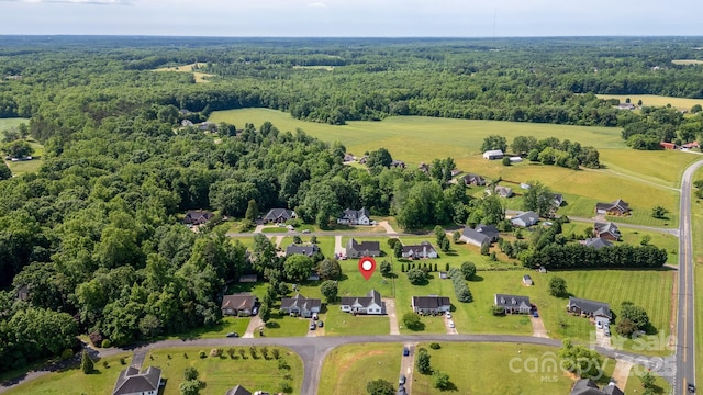 170 Wagon Wheel Way Unit 4, Salisbury, NC 28147 - aerial perspective of suburban area with a heavily wooded area