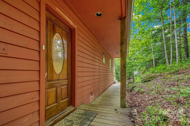 214 Laurel Mountain Trl, Saluda, NC 28773 - view of property entrance