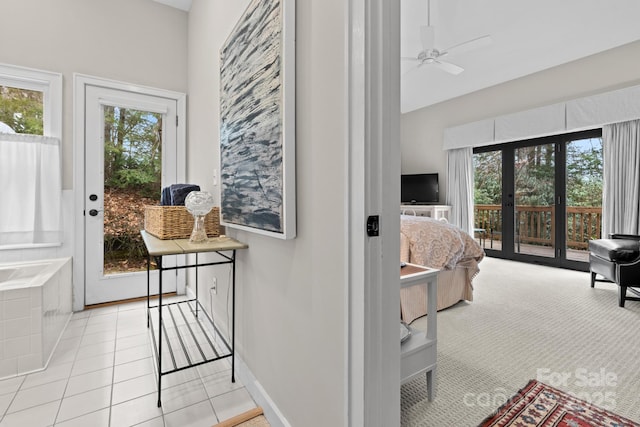 140 Lost Trl Unit 145, Highlands, NC 28741 - interior space with healthy amount of natural light and a ceiling fan