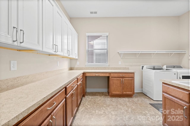 467 Granite Lake Ct, Denver, NC 28037 - laundry room featuring washing machine and dryer and cabinet space
